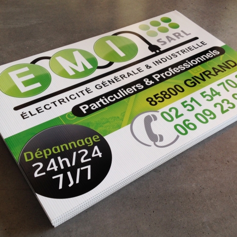 EMI Panneaux de chantier